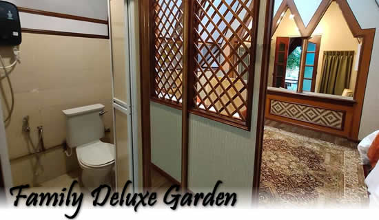 family deluxe garden toilet